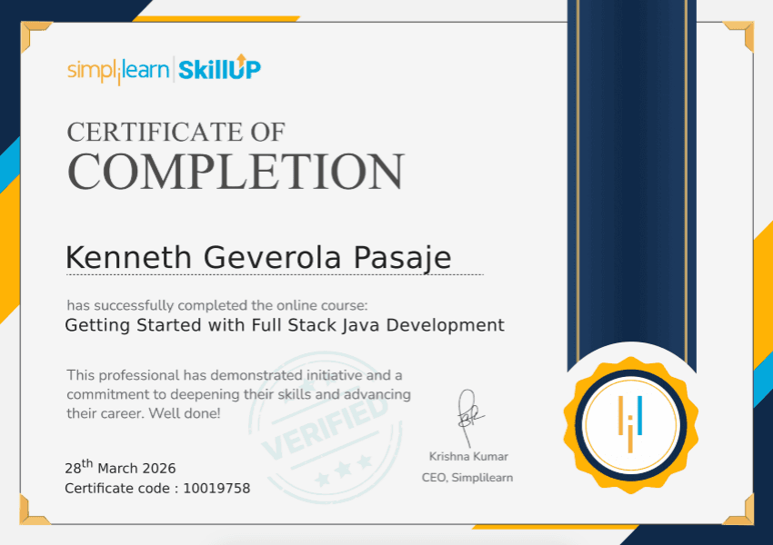 Getting Started with Full Stack Java Development
